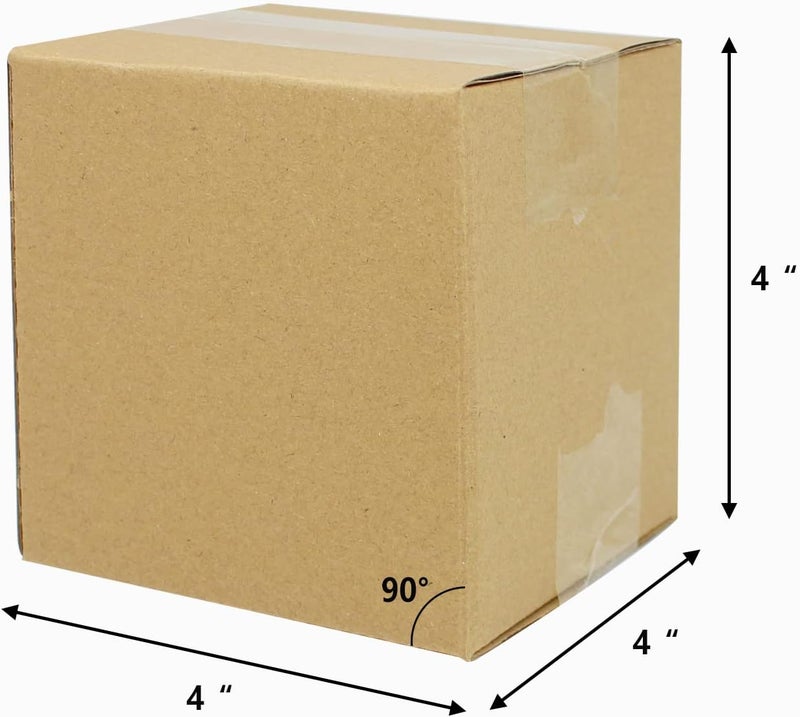 zmybcpack 40 Pack Small Shipping Box 4x4x4 inch, Corrugated Cardboard Mailer Shipping Boxes for Small Business Packing Mailing - Image 2